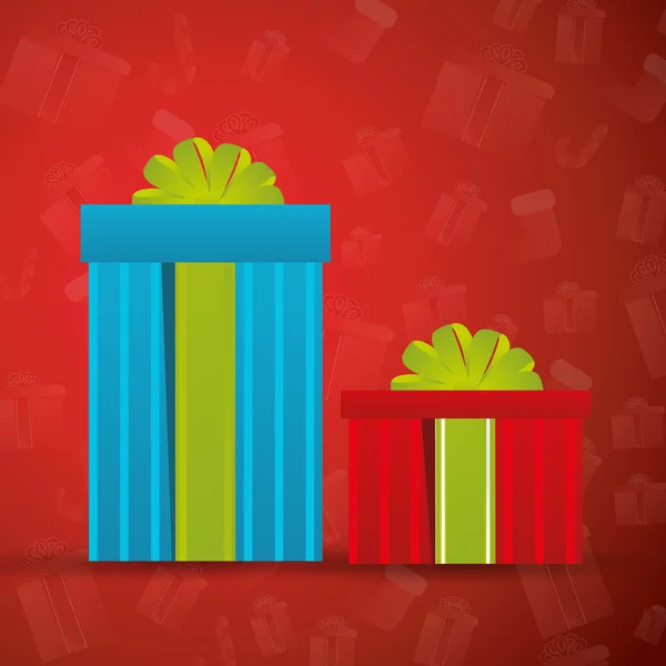 Cajas de regalo abstractas — Vector de stock