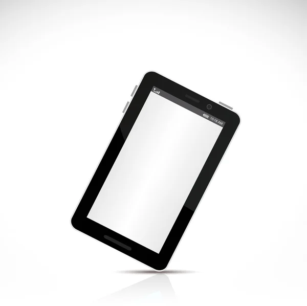 Zwarte tablet pc — Stockvector