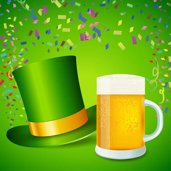 Green St. Patrick's Day — Stock Vector