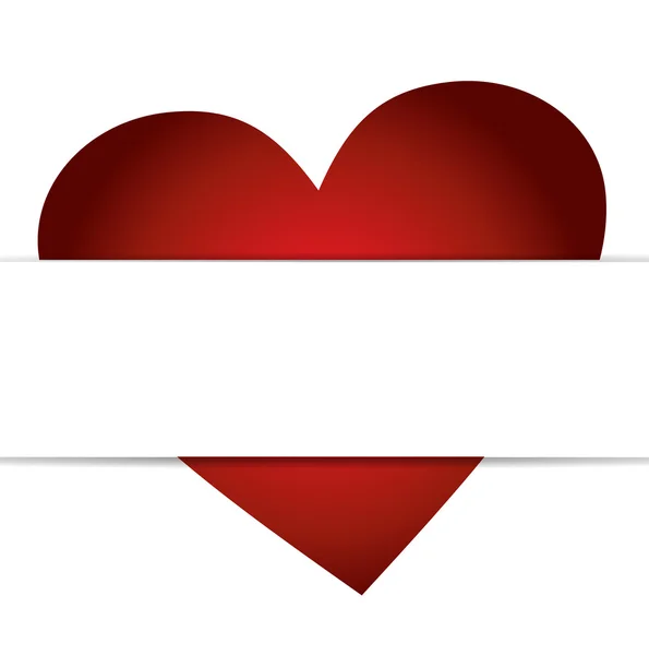 Valentinstag mit Herz — Stockvektor