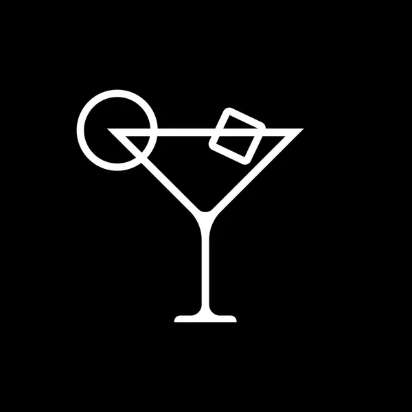 Icono de cóctel Martini — Vector de stock