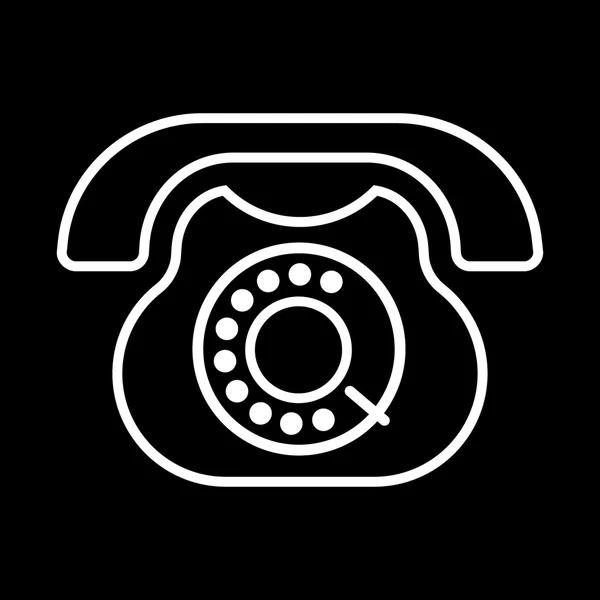 Icono de teléfono antiguo — Archivo Imágenes Vectoriales