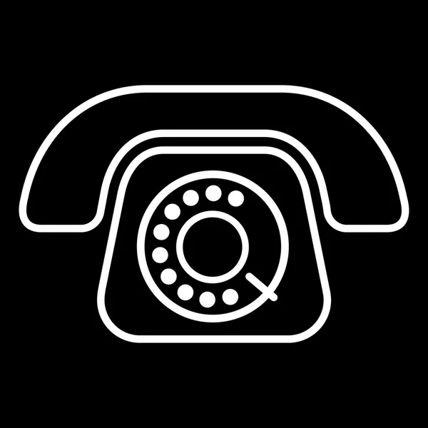 Icona vettoriale telefonica — Vettoriale Stock