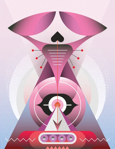 Scorpion Zodiaque Signe Astrologique Abstrait Art Moderne Illustration Vectorielle — Image vectorielle