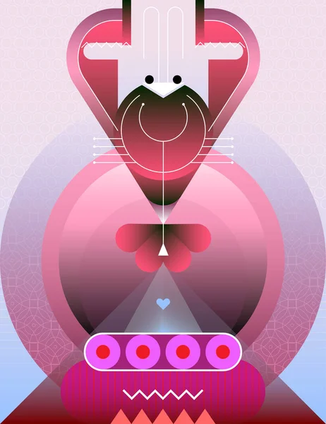 Cancer Zodiaque Signe Astrologique Abstrait Art Moderne Illustration Vectorielle — Image vectorielle