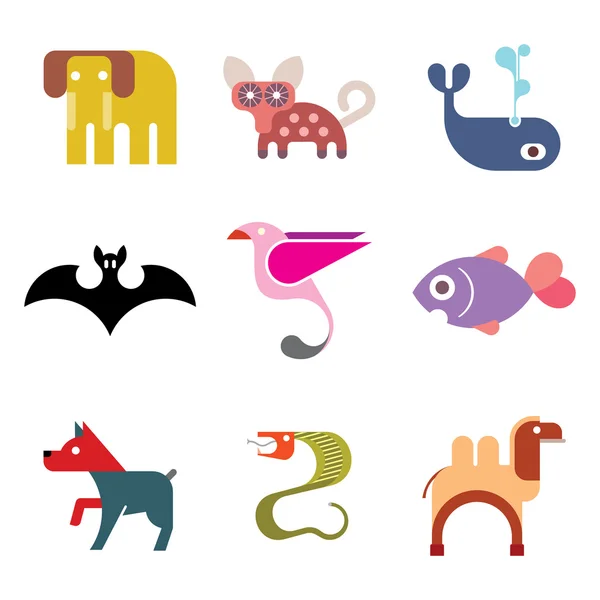 Animal Icon set — Stock Vector