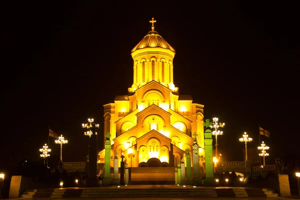 Santísima Trinidad Catedral de Tiflis Sameba — Foto de Stock