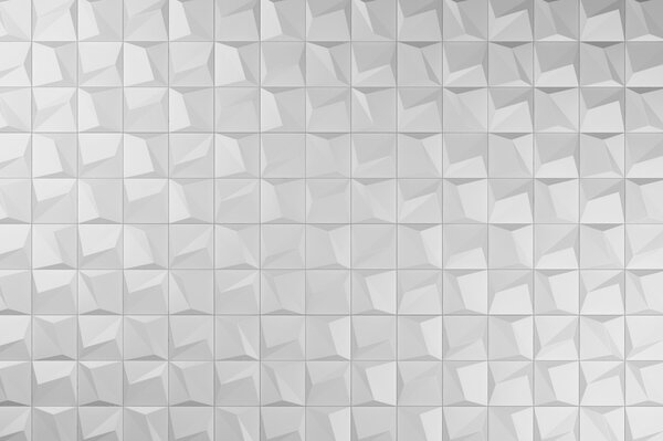 Gray tile abstract 3d background