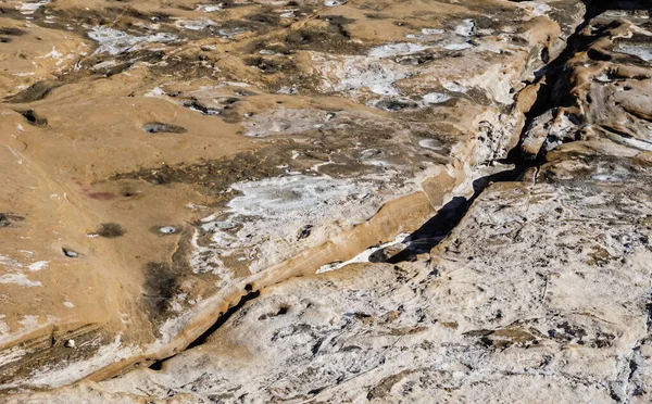 テクスチャ付きの石砂岩の表面 画像を閉じる — ストック写真
