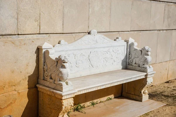 Escultura Azulejo Jardín Del Palacio Estoi Algarve Portugal — Foto de Stock