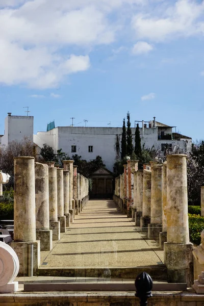 Fonte Palácio Estoi Obra Arquitectura Romântica Única Região Algarvia Portugal — Fotografia de Stock