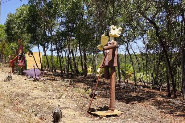 Passeio Das Figuras Portugal Con Muñecas Bosque — Foto de Stock