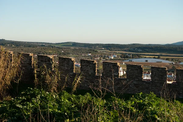 Bekijken van de oude portugese stad - Estramuz — Stockfoto