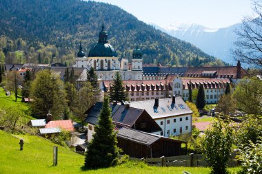 Ettal Abbey Upper Bavaria, Almanya