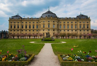 Würzburg, Almanya - 5 Mayıs: The Wurzburg Residence Würzburg, Almanya üzerinde 05 Mayıs 2016. Wurzburg Residence 1981 yılında Unesco Dünya Mirası listesinde yazılı idi.