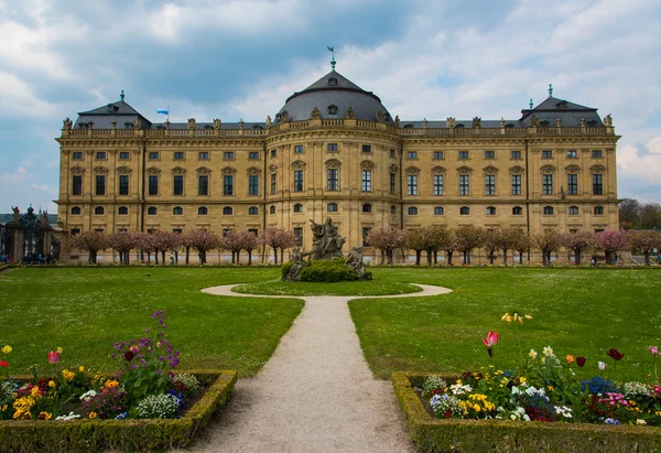 WURZBURG, ALEMANHA - MAIO 5: A residência de Wurzburg em Wurzburg, Alemanha, em 05 de maio de 2016. A residência de Wurzburg foi inscrita na Lista do Patrimônio Mundial da UNESCO em 1981 . — Fotografia de Stock