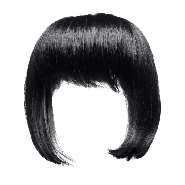 Cheveux noirs isolés — Photo