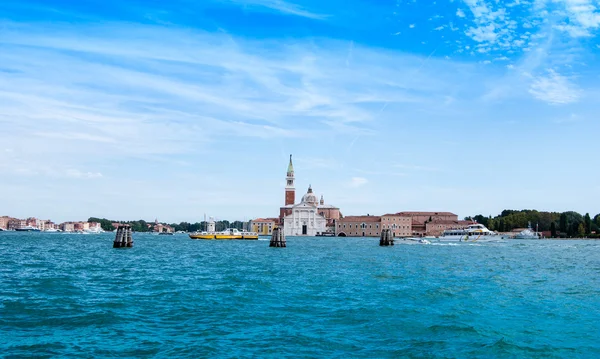 Венецианская достопримечательность, вид с воздуха на площадь Сан-Марко или сква Святого Марка — стоковое фото