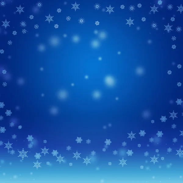 Abstract Christmas background with snowflakes — Stock Photo, Image