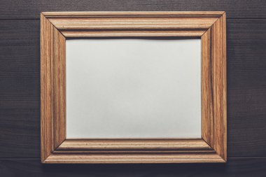 ahşap duvar eski boş çerçeve