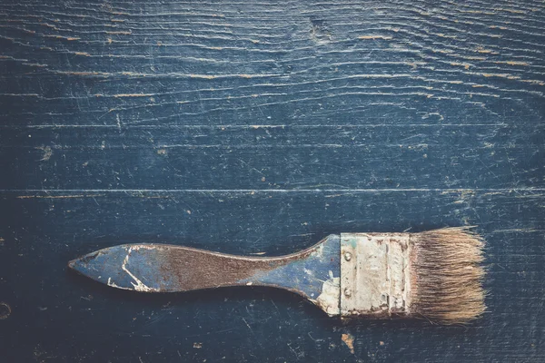 Old brush on the table — Stock Photo, Image