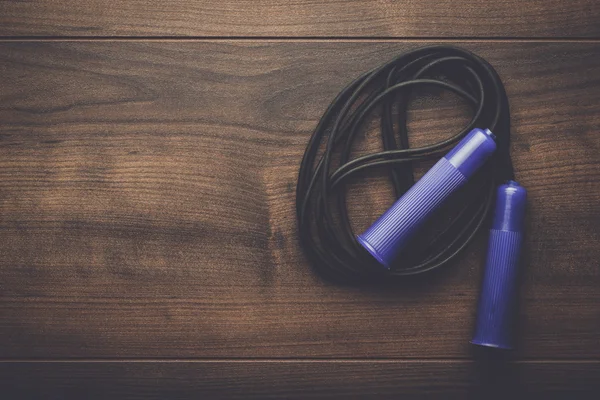 Pulando corda para um exercício — Fotografia de Stock