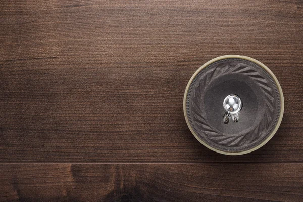 Old loudspeaker on the table — Stock Photo, Image