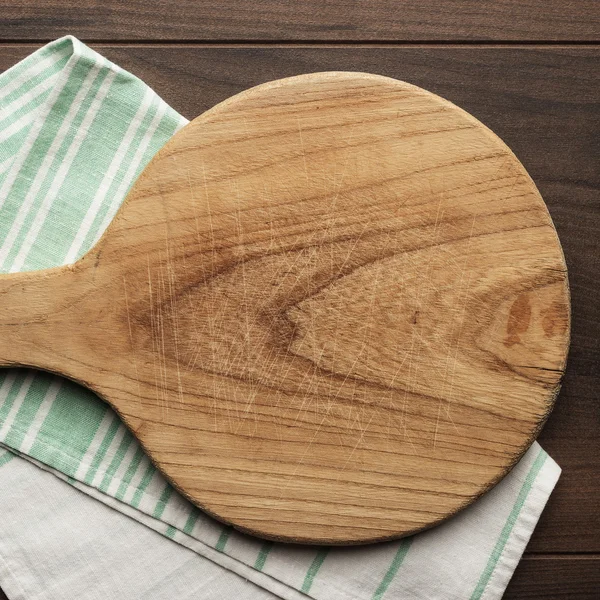 Breadboard zelf op tafel — Stockfoto