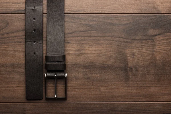 Brown leather belt for men — Stock Photo, Image