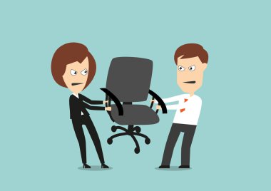 Kariyer için rekabet iş arkadaşları