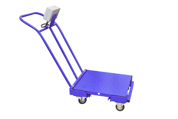 Een trolley koffer geïsoleerd — Stockfoto