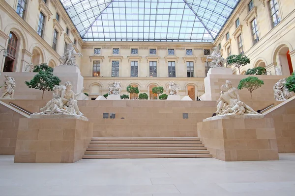 Louvre koridorlarda biri — Stok fotoğraf