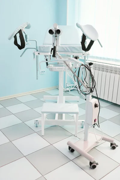 Gynecological chair in gynecological room — Stock Photo, Image