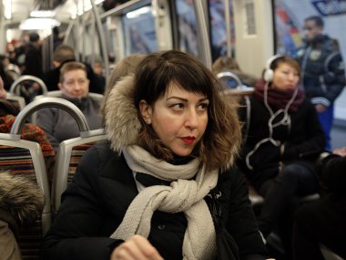 Paris metro tren