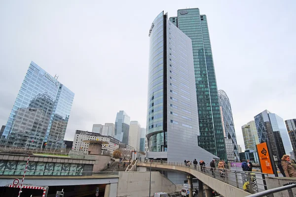 Sky-scrapers in a Paris district Defense — Stock Photo, Image