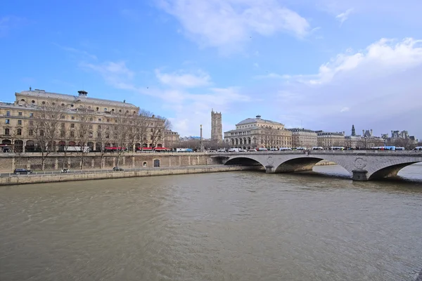 Río Sena en París — Foto de Stock