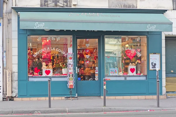 Gatan butik i Paris — Stockfoto