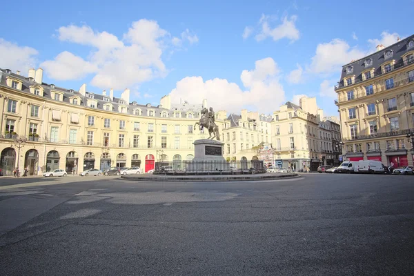 View of a square in a center of Paris — Stock Photo, Image