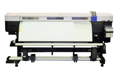 Yazıcı kumaş üzerine bir basın için