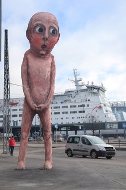 Helsinki, Finlandiya için sidik erkek heykeli
