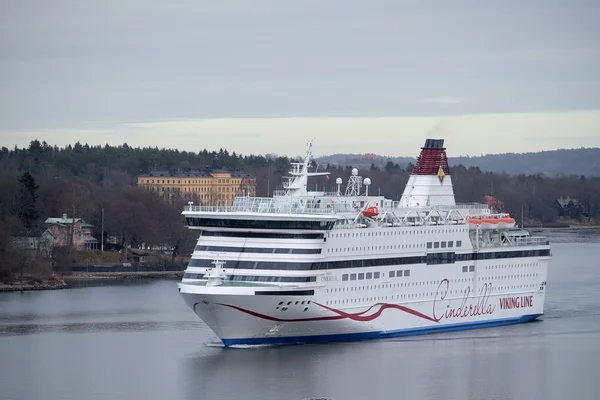 Image d'un bateau de croisière près de Stockholm — Photo