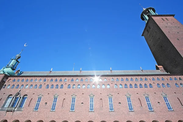 Belediye Binası - en popüler turistik birini Stockholm'de yerleştirir — Stok fotoğraf