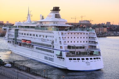 görüntü gemisi Stockholm yakınındaki