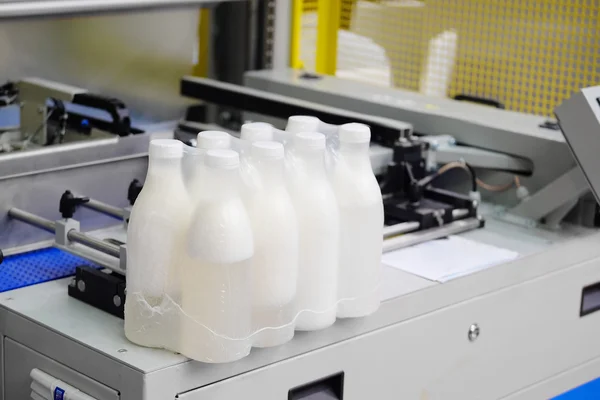 Milk packing machine — Stock Photo, Image