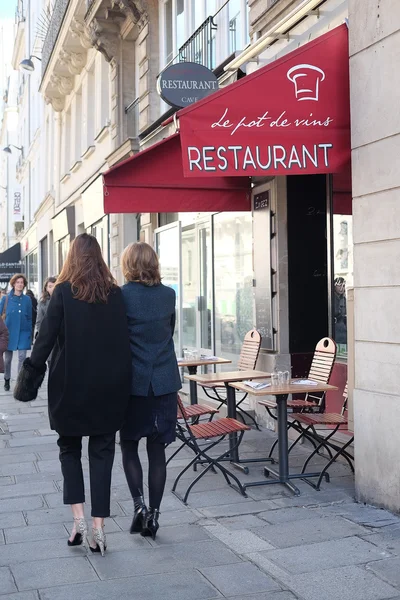 Café callejero en París — Foto de Stock