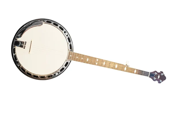 Izole bir banjo — Stok fotoğraf