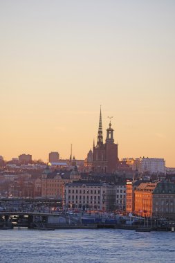 Stockholm, İsveç görüntü ile manzara