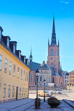 Merkezi Stokholm bir sokak oi