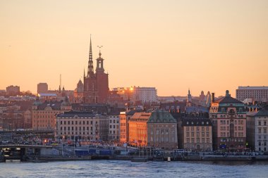 Stockholm, İsveç görüntü ile manzara