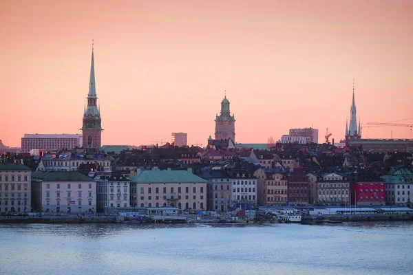 Paisaje con la imagen de Estocolmo, Suecia — Foto de Stock